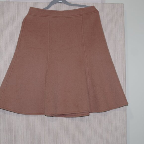 skirt by Carolina Herrera Wool Elegant Brown Women's Skirt size 8